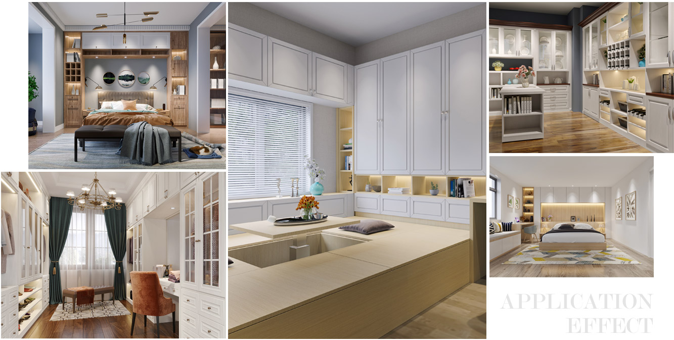 金鹏生态板家具成效图