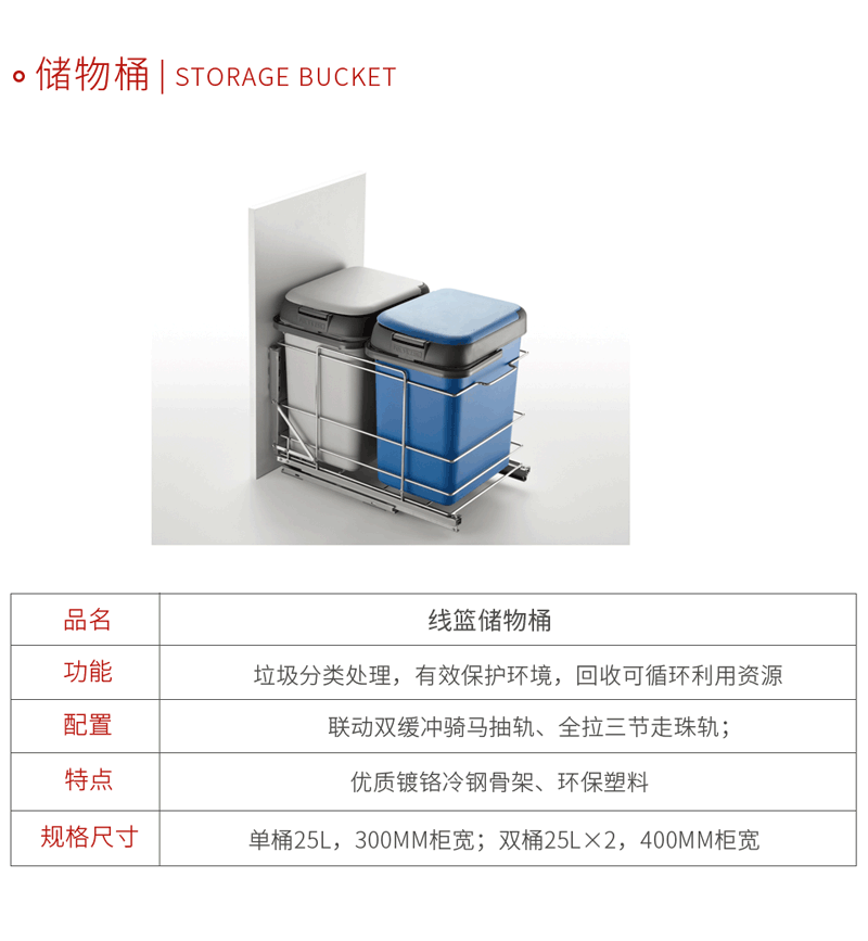 BBIN宝盈集团五金厨房储物桶
