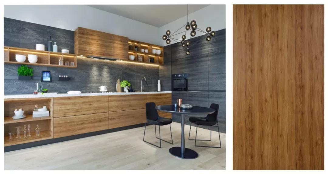 BBIN宝盈集团生态板免漆板巴西古橡花色