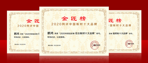 蝉联金榜丨BBIN宝盈集团斩获中国板材十大品牌三项殊荣